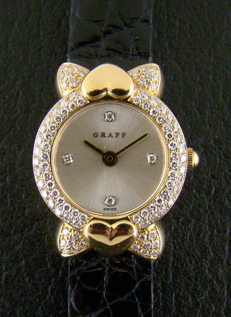 (image for) 18K SOLID GOLD GRAFF DIAMOND LADY WATCH